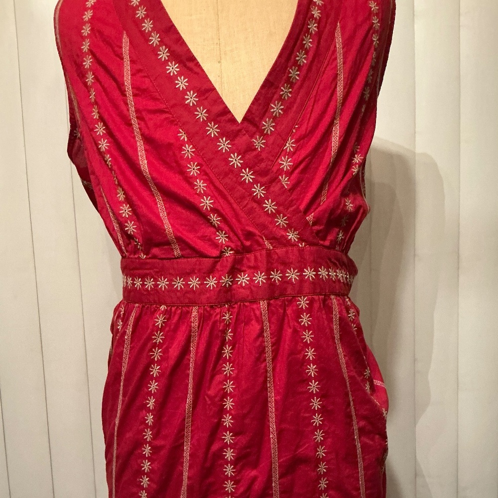 Michael Kors Boho Chic Tunic Top – Size 18W Embroidered Babydoll Style